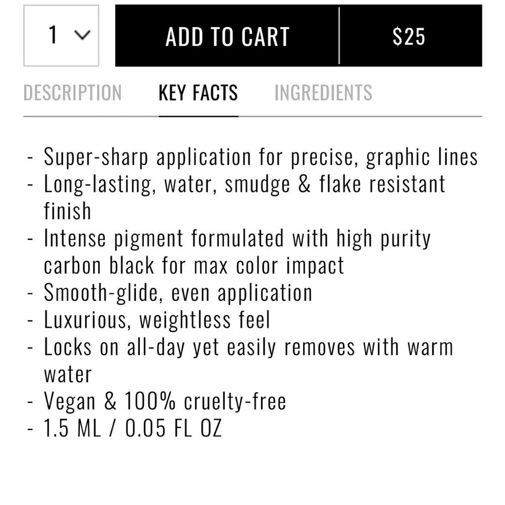IL MAKIAGE Black Card Waterproof Liquid Eyeliner